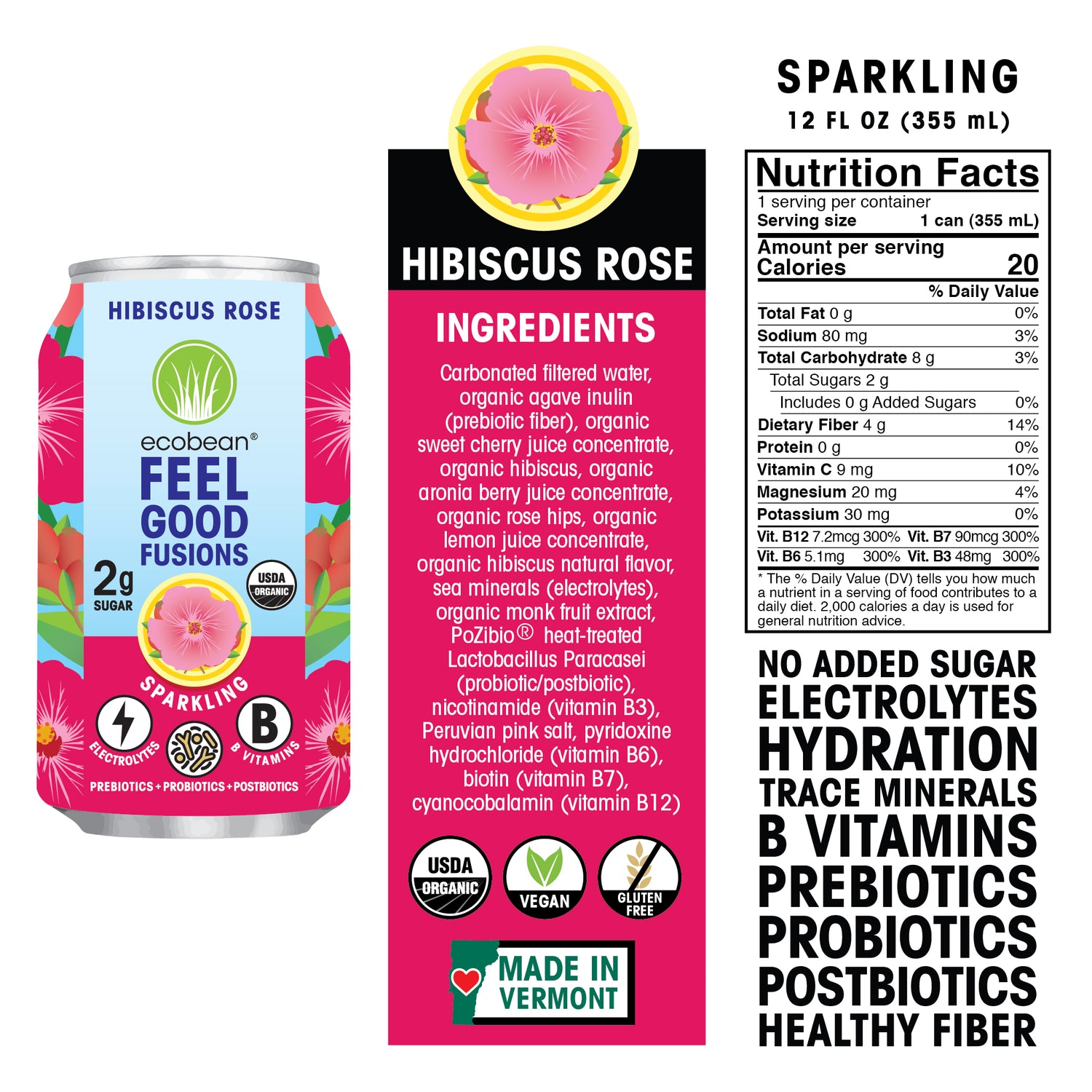 HIBISCUS ROSE 12 PACK