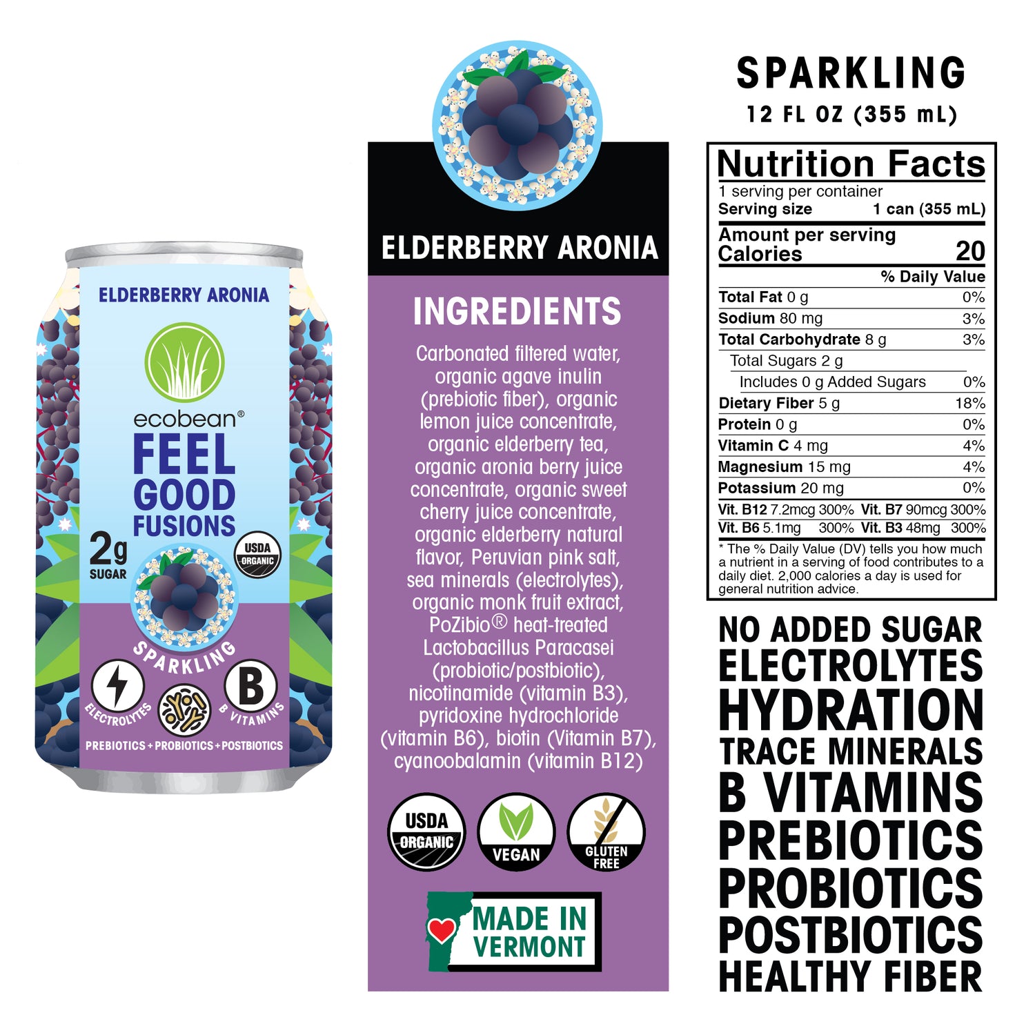 ELDERBERRY ARONIA 12 PACK