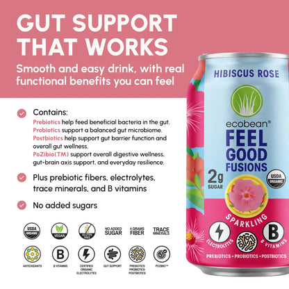 Ecobean - Feel Good Fusions - Hibiscus Rose - 5