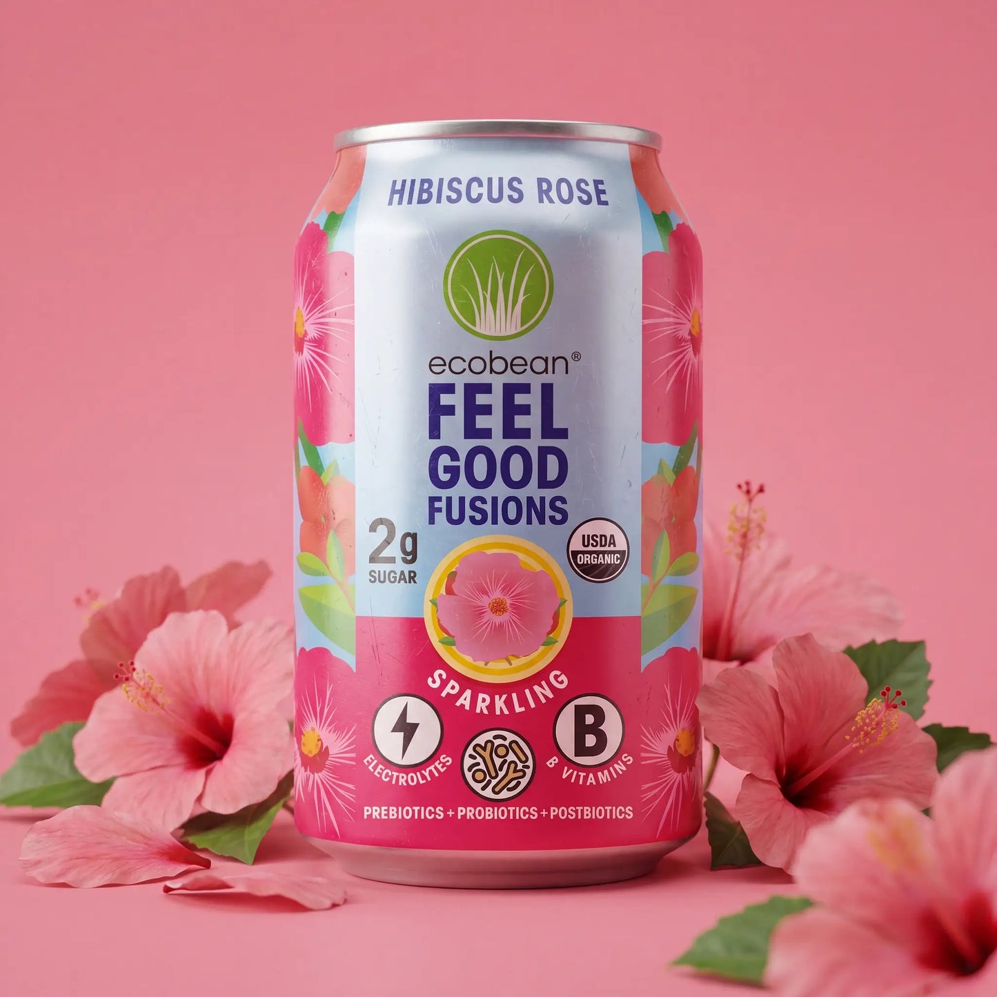 Ecobean - Feel Good Fusions - Hibiscus Rose - 1