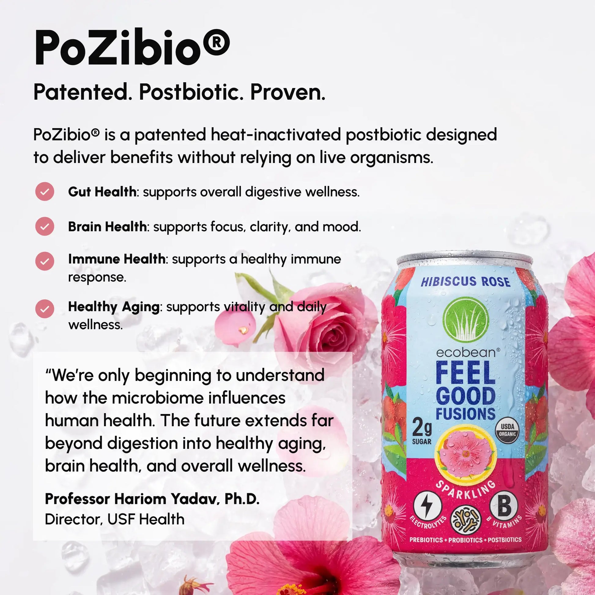 Ecobean - Feel Good Fusions - Hibiscus Rose - PoZibio