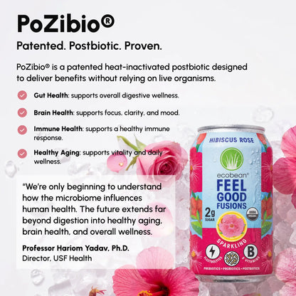 Ecobean - Feel Good Fusions - Hibiscus Rose - PoZibio