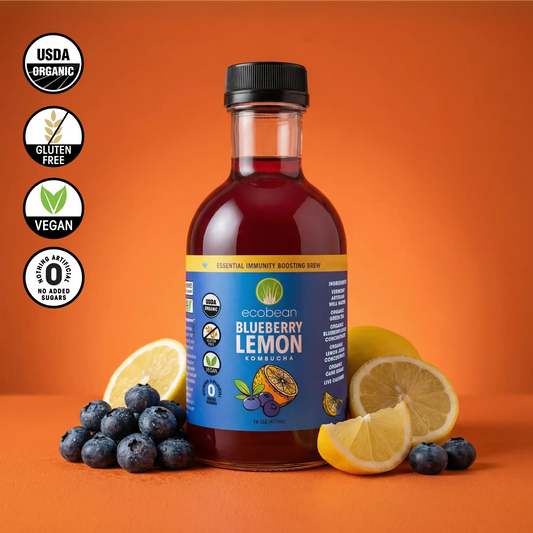BLUEBERRY LEMON KOMBUCHA