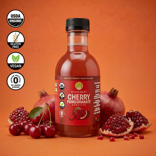 CHERRY POMEGRANATE KOMBUCHA
