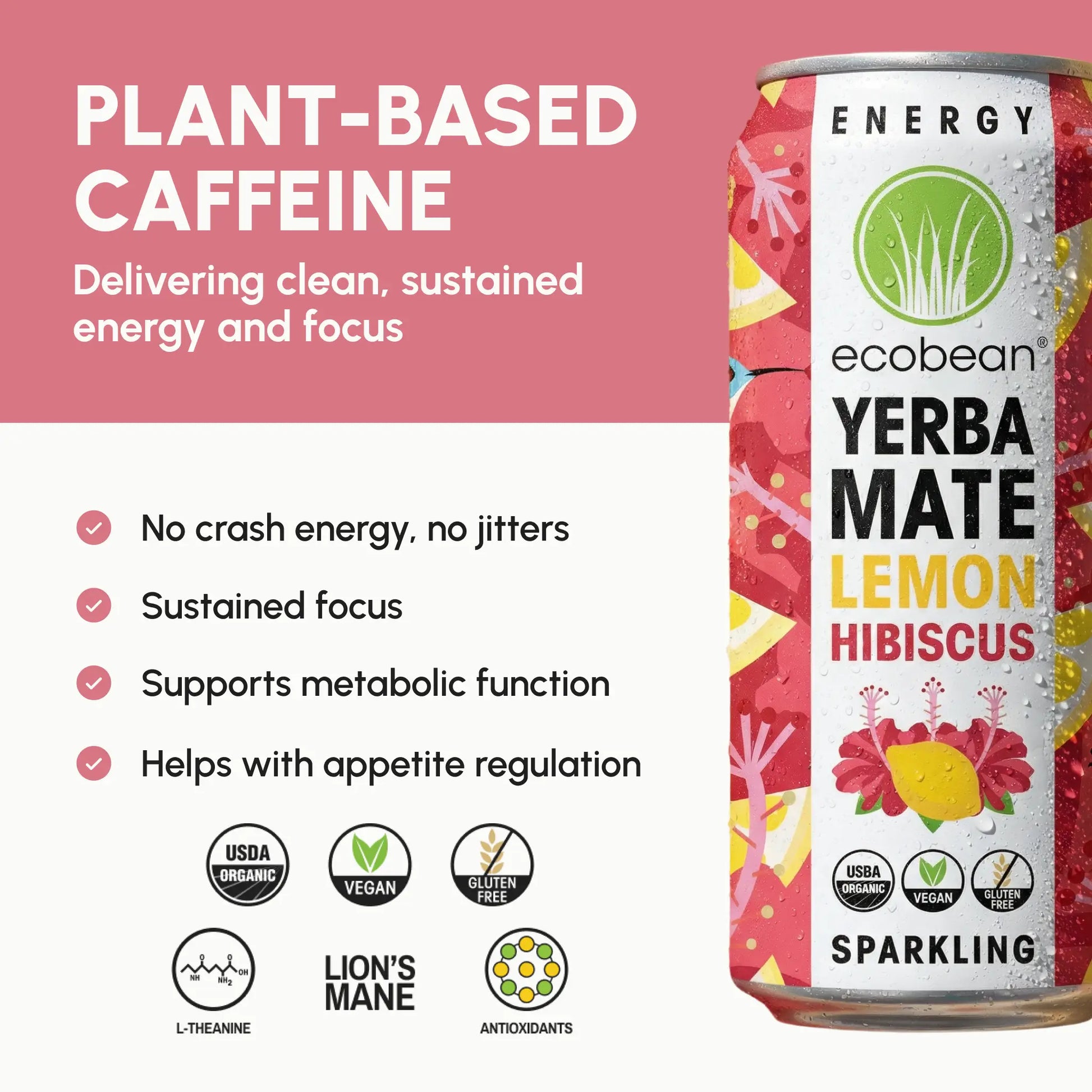 Ecobean - Yerba Mate - Lemon Hibiscus - 4