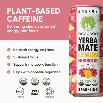 Ecobean - Yerba Mate - Lemon Hibiscus - 4