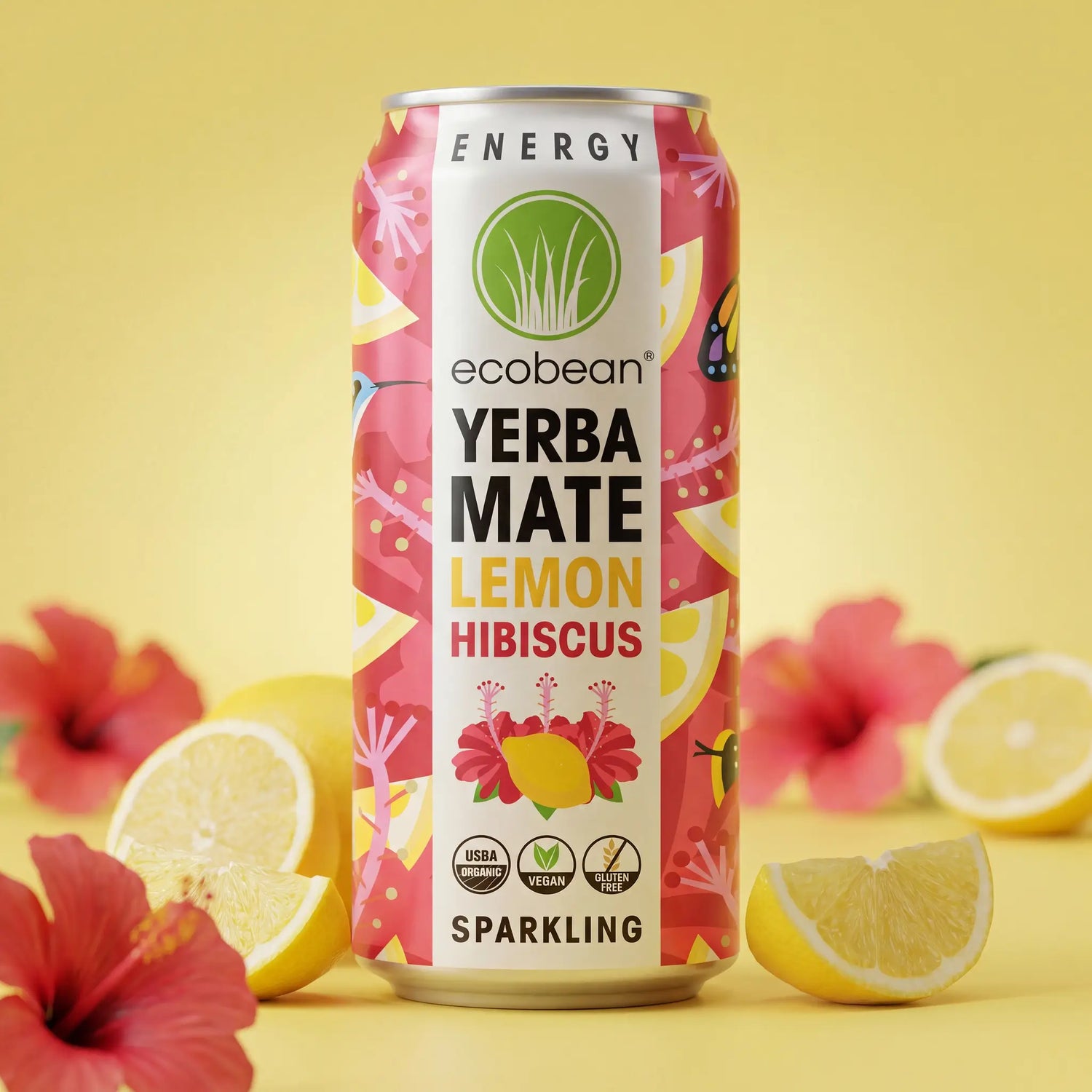 Ecobean - Yerba Mate - Lemon Hibiscus - 1